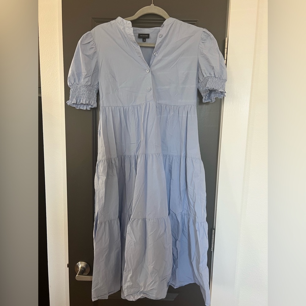 Who What Wear Target Baby Blue Maxi - XS